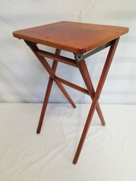 Vintage Small Wood GEMACO Snack Folding Table