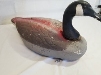 Vintage Large 22'Canadian Goose Styrofoam Duck Decoy With Swivel Head