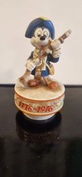 Vintage Bicentennial Mickey Mouse Music Box