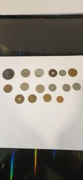 Collection Of Vintage Foreign Coins