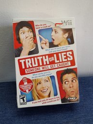 Wii Truth Or Lies Game SEALED