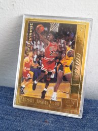 Michael Jordan 22 Karat Gold Photo Card