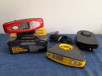 Car Heater/defroster Lot Of 3