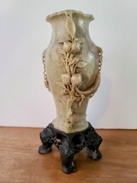 Vintage Chinese Soapstone Vase