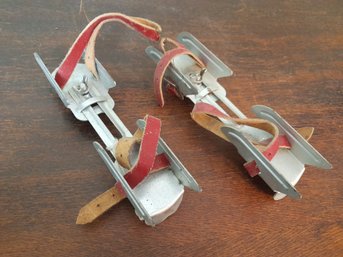 1940's/1950's Jack And Jill Silver Ice Skates