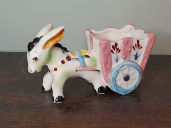 Vintage Donkey Planter