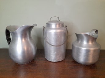 Aluminum Mixed Pitchers Lot