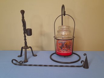 Iron Candle Holder Set