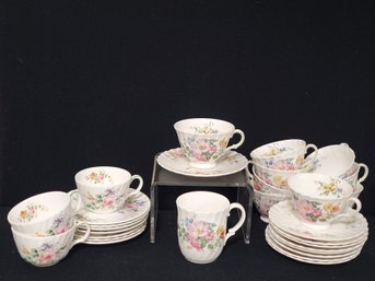 Assortment Of Royal Doulton Arcadia Fine Bone China Tea, Coffee Cups And Saucers