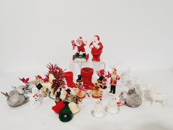 Vintage Lot Christmas Holiday Ornaments & Decorations