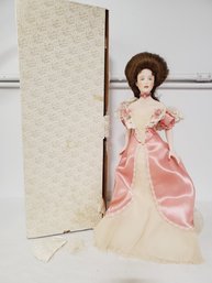 Retired Vintage The Franklin Mint Franklin Heirloom Dolls - Laura The Debutante-Gibson Girls With Box