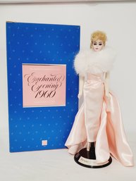 Mattel The Barbie Porcelain Collection Enchantdd Evening 1960 - Limited Edition 1987- In Original Box