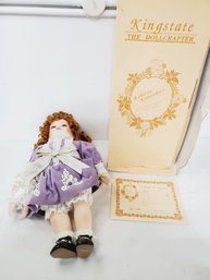 Vintage Kingsgate The Dollcrafter Roberta Remembers Designed By Robin Woods - Emmy Bisque Porcelain Doll