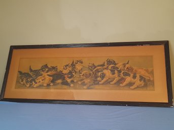 Framed Print- Dogs VS Cats