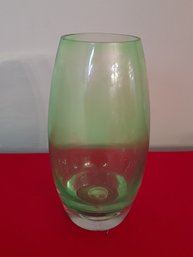 Green Glass Vase