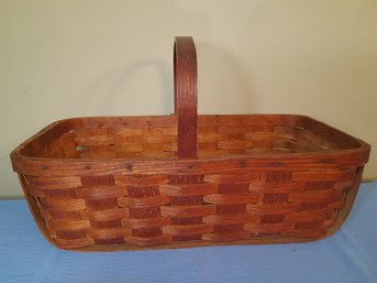 Woven Basket With Handle #2