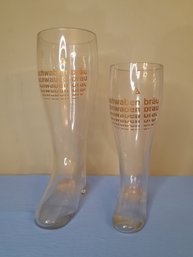 Schwaben Brau Boot Glasses