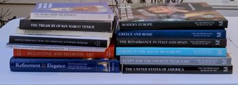 Large Group Of (13) Books On Ancient Civilizations And Moma Books On Art