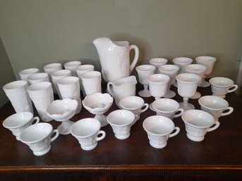 Milk Glass Lot