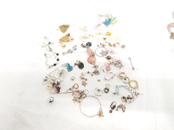 Mixed Lot Of Jewelry Pieces For Arts & Crafts   #1