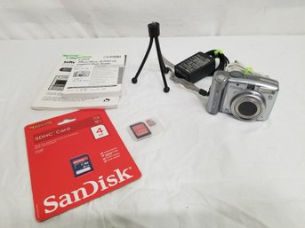 Canon PC1251 PowerShot Camera, 4GB SD Card & More