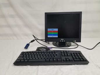 Computer Monitor And Keyboard