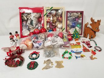 Vintage 70's-90's Christmas Tree Ornaments