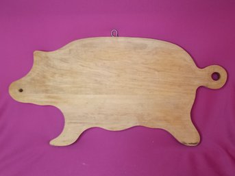 Wooden Pig Cutting Board