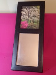 Floral Trees Print Framed With Mirror