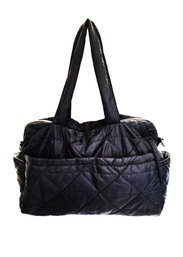 Jenn & Co. Black Billie Super Soft Quilted Satchel