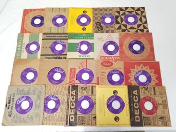 20 Vintage 45RPM Records: Faron Young & Tommy Collins  #4