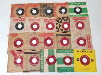 20 Vintage 45RPM Records: Elton Britt, Lefty Frizzell & Carl Smith  #5