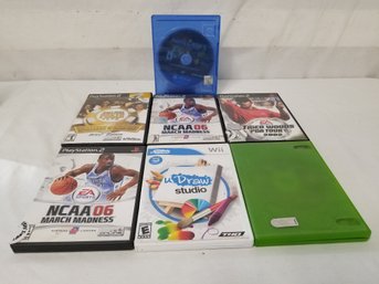 SONY PlayStation PS2, PS4, Wii & X-Box Games: NCAA 06, World Series Poker, Tiger Woods PGA Tour 2002 & More