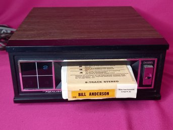 Realistic 8 Track Player