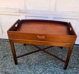 Boyd's MCM Butler's Tray Coffee Table Or Side Table Antique Design