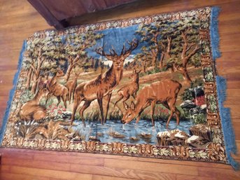 Large Deer Tapestry