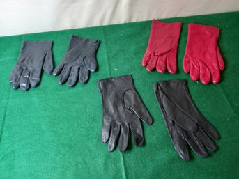 Womens Leather Gloves Lot