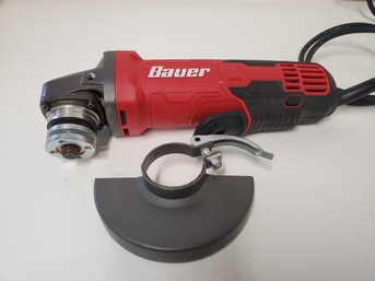 Bauer 4 1/2' Paddle Switch Corded Angle Grinder - Works - Model 1966E-B