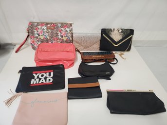 Mixed Bag Of Ladies Small Purses, Clutches, Evening & Make Up Bags