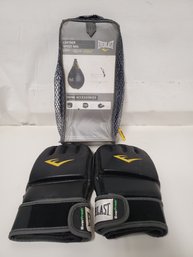 Pair Everlast Leather Size Medium Speed Bag Training Gloves