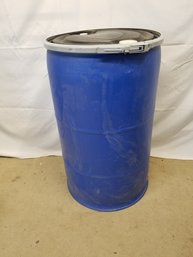 50 Gallon Blue Heavy Plastic Drum