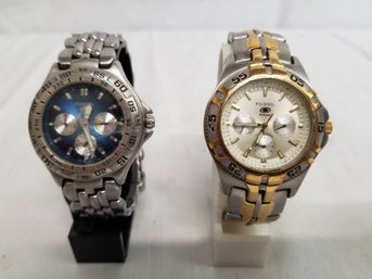 Vintage Fossil Watches Untested