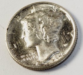 1940  Silver Mercury Dime