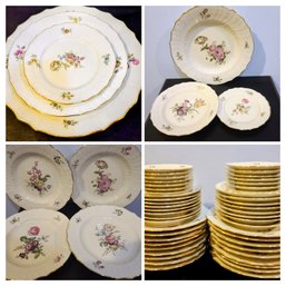 Gorgeous Grouping Of Floral Royal Copenhagen Porcelain Dishes