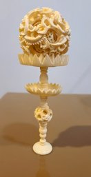 Vintage Chinese Carved Ivory Puzzle Ball