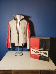 Champion Vintage Combination.  Garage Box And Jacket...-- - - - - - - - - - - - - - Loc: Top Of Piano