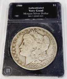 1900-O Morgan Silver Dollar In Slab Case