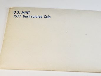 1977 Uncirculated Mint Set In Original Packaging