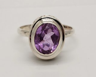 Bali, Kunzite Quartz Triplet Ring In Sterling