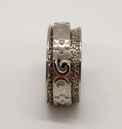 Size 5 Sterling Spinner Ring